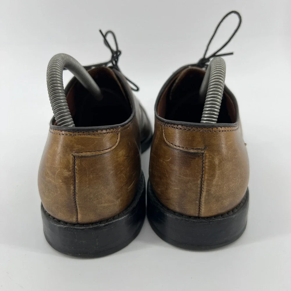 Allen Edmonds Fifth Avenue‎ Cap Toe Oxford Leather Dress Shoes Men 8 Brown